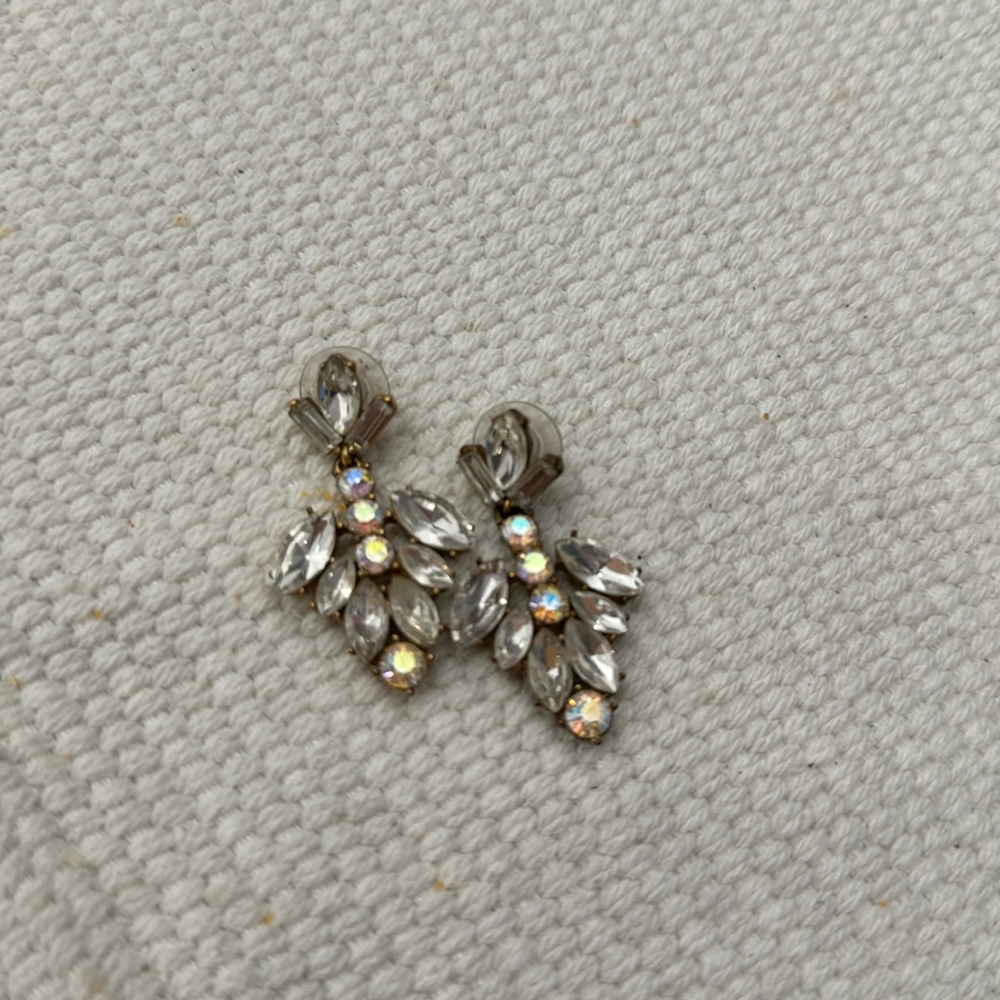 J Crew Crystal Earrings